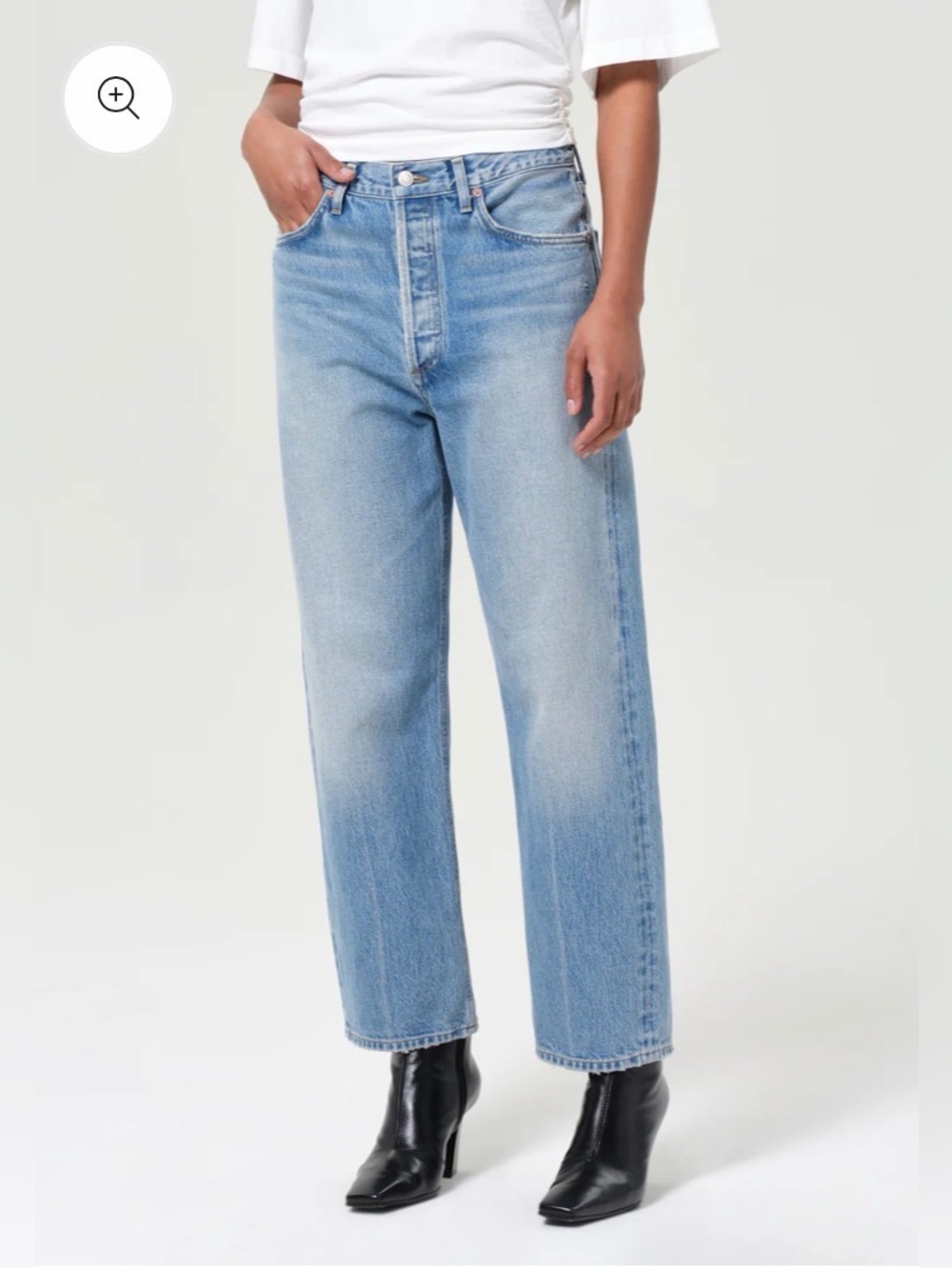 Agolde 90’s Mid-Rise Crop - Size 28